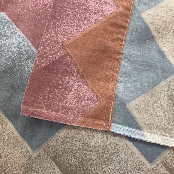 VTG 80s TWIN Flat Sheet Pillowcases Lady Pepperell Westpoint Southwestern Mesa - Picture 11 of 16